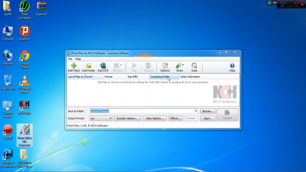 prism nch software video converter